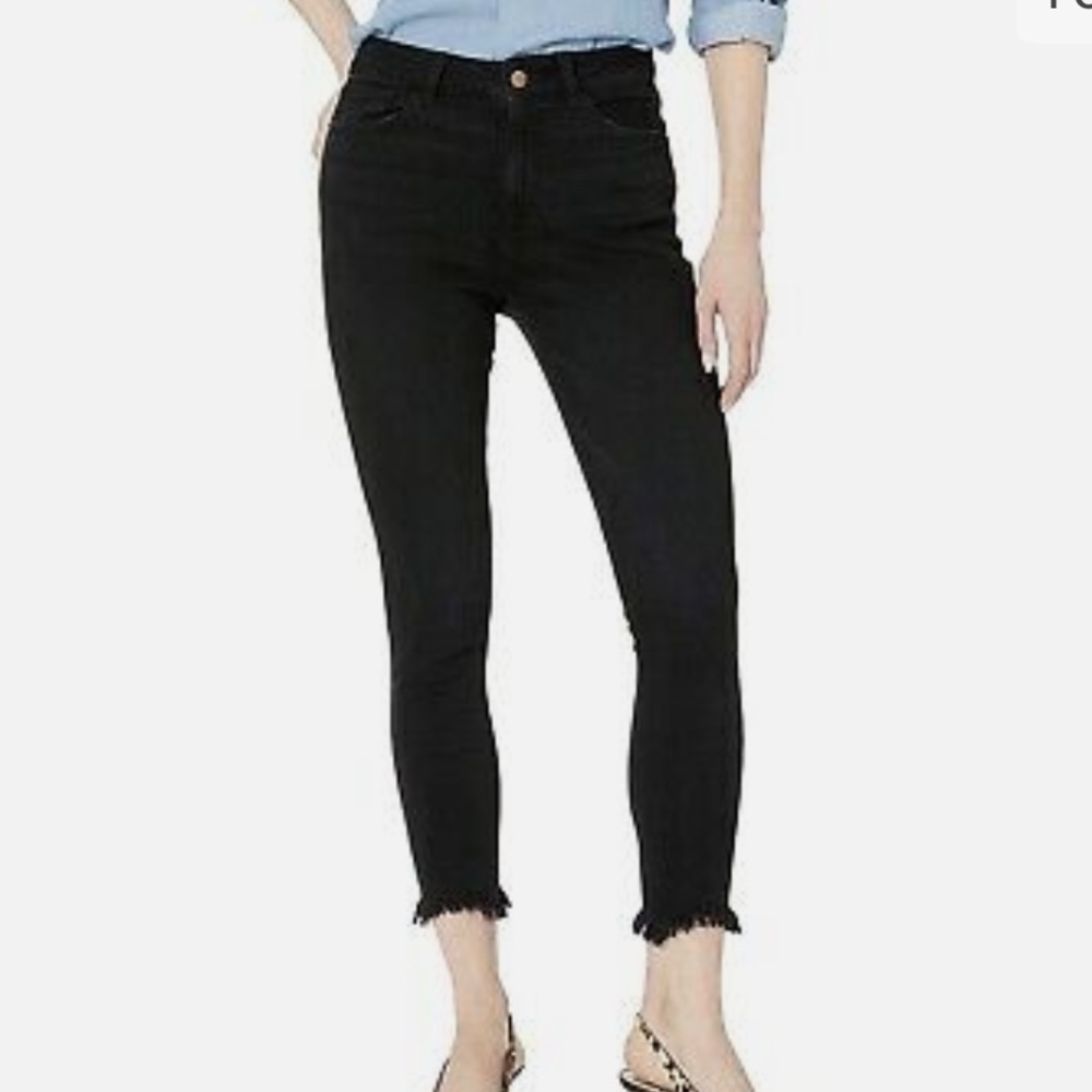 DL1961 Farrow Cropped High-Rise Skinny Jeans Montgomery Size 26